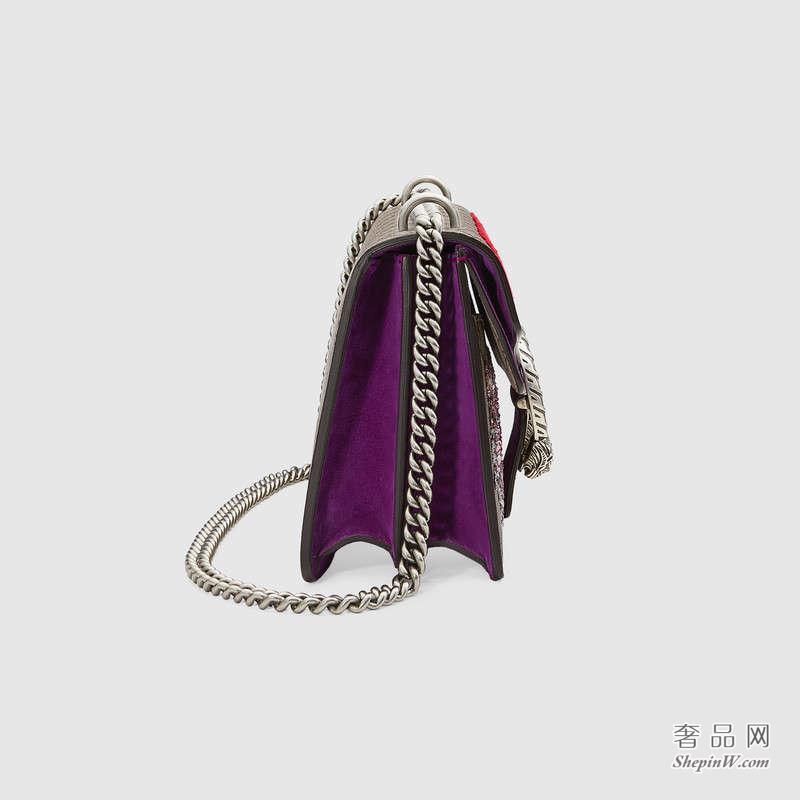 Gucci Dionysus刺绣肩背包 400249 9C2HN 9279 哥特式Gucci贴花