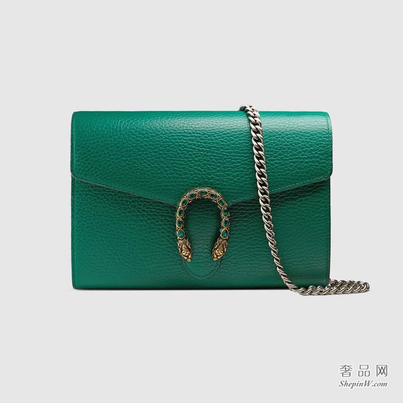 Gucci Dionysus真皮迷你链条手袋 401231 CAOGX 3120