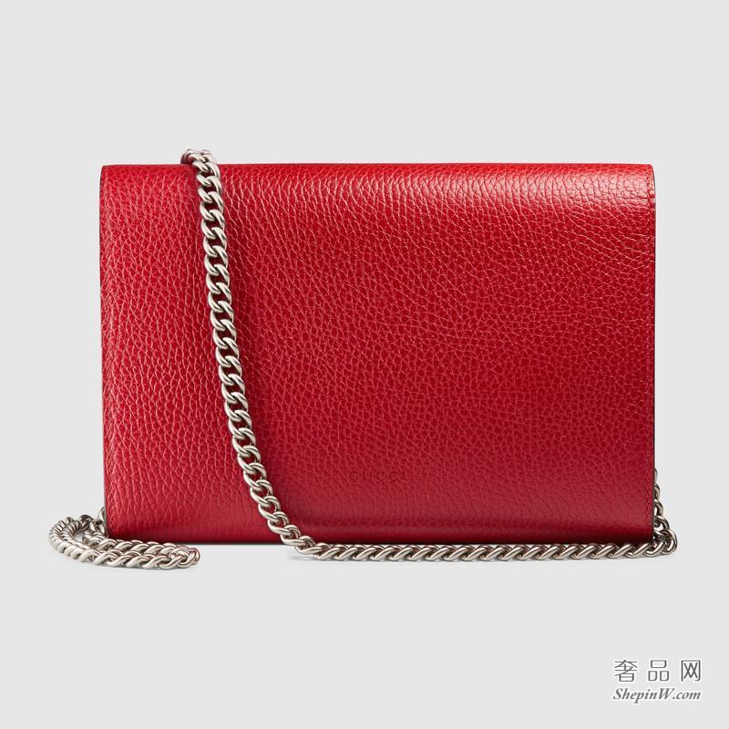 Gucci Dionysus真皮迷你链条手袋 401231 CAOGX 8990