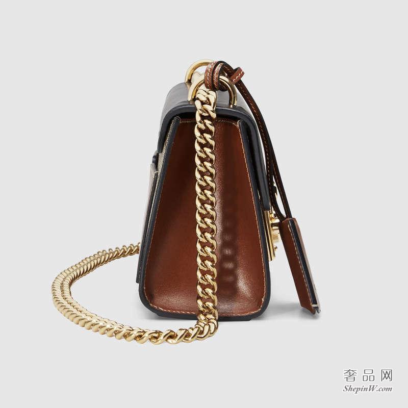 Gucci Padlock GG Supreme肩背包409487 KLQJG 9785