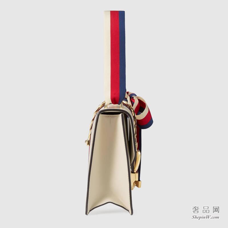 Gucci Sylvie 真皮肩背包 421882 CVLEG 8605