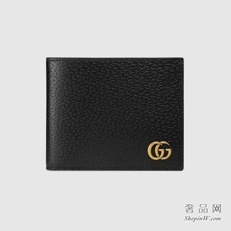 古驰Gucci GG Marmont真皮双折皮夹435303 DJ20T 1000