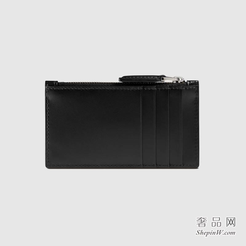 Gucci Signature 皮革卡包 款号435366 CWC1R 1000