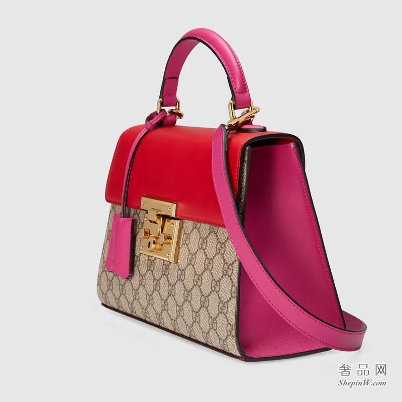 Gucci Padlock GG Supreme 手提包453188 KLQIG 9784