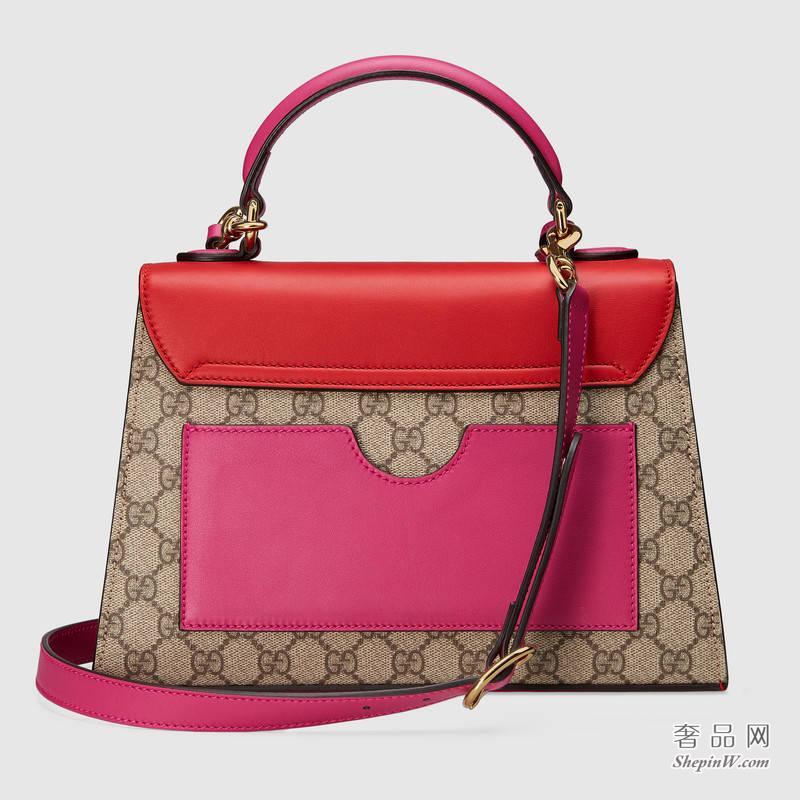 Gucci Padlock GG Supreme 手提包453188 KLQIG 9784