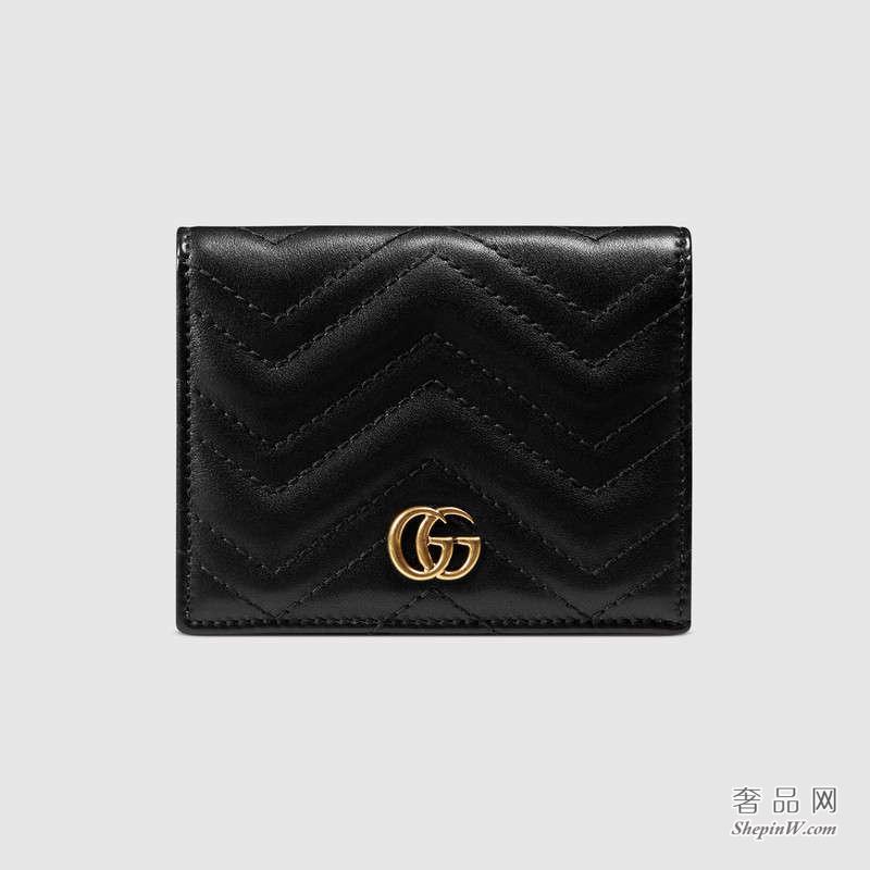 Gucci GG Marmont卡片夹466492 DRW1T 1000