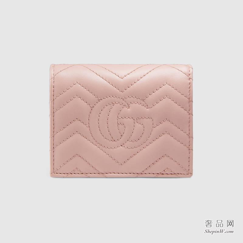 Gucci GG Marmont卡片夹款号466492 DRW1T 5909