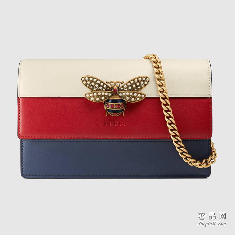 Gucci Queen Margaret真皮迷你手袋476079 DYWPT 4160