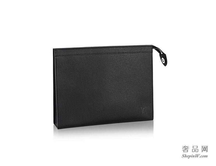 路易威登 Pochette Voyage 中号手袋 M30675黑灰色