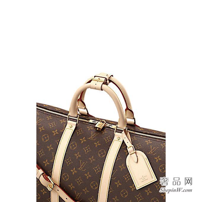 路易威登 KEEPALL 55 旅行袋（配肩带）M41414