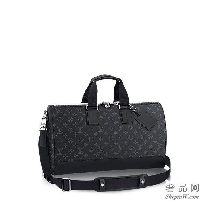 路易威登新黑灰 KEEPALL VOYAGER 旅行袋 M43038