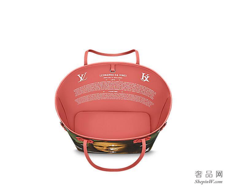 路易威登MASTERS-大师系列 Neverfull 中号手袋 M43373美人粉