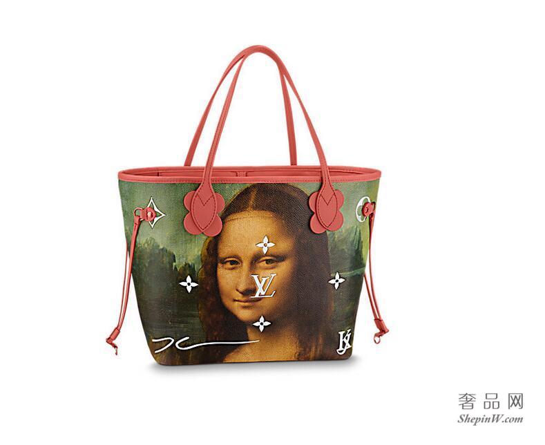 路易威登MASTERS-大师系列 Neverfull 中号手袋 M43373美人粉