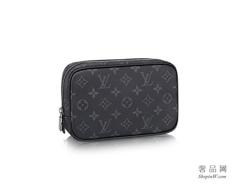 路易威登 Toiletry Monogram Eclipse 小号盥洗袋 M43384