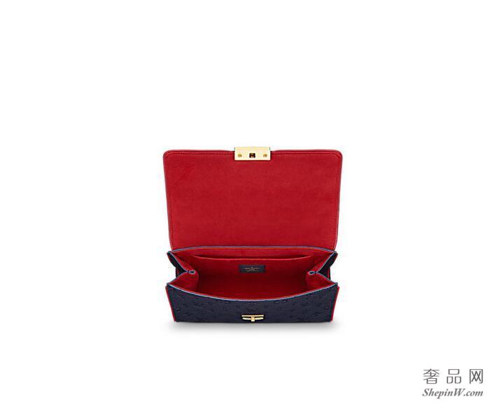 路易威登 SAINT SULPICE 小号手袋 M43394 Marine Rouge