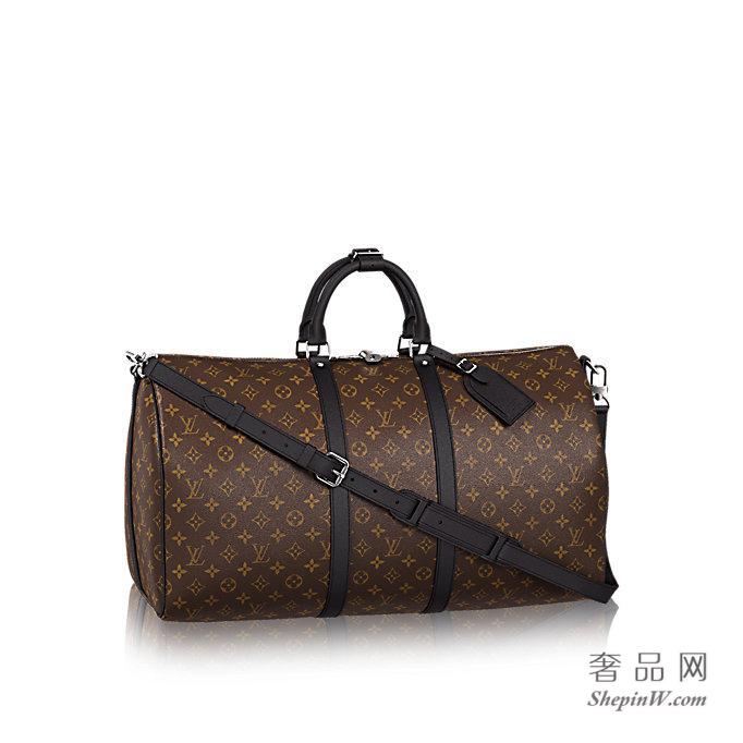 路易威登 KEEPALL 55 旅行袋（配肩带）M56714