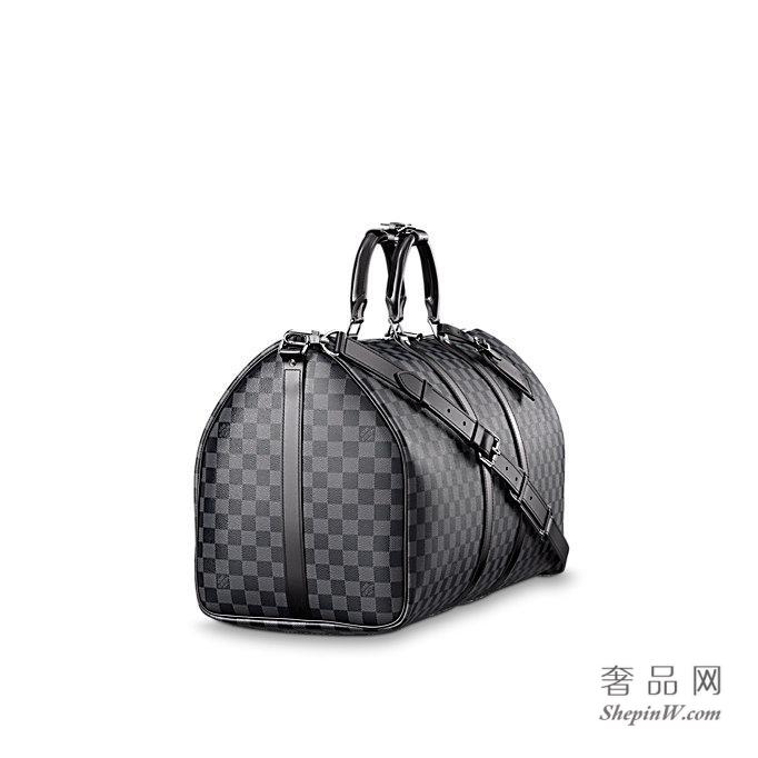 路易威登 KEEPALL 55 旅行袋（配肩带）N41413