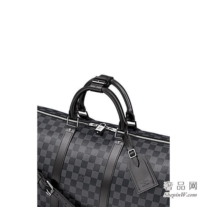 路易威登 KEEPALL 55 旅行袋（配肩带）N41413