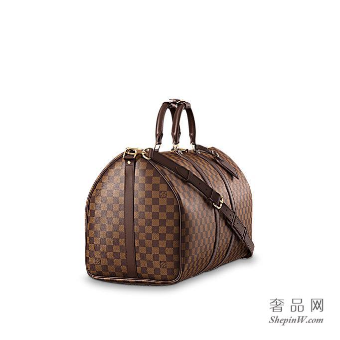 路易威登 KEEPALL 55 旅行袋（配肩带）N41414