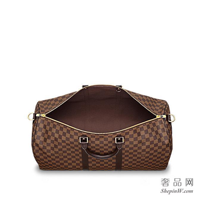 路易威登 KEEPALL 55 旅行袋（配肩带）N41414