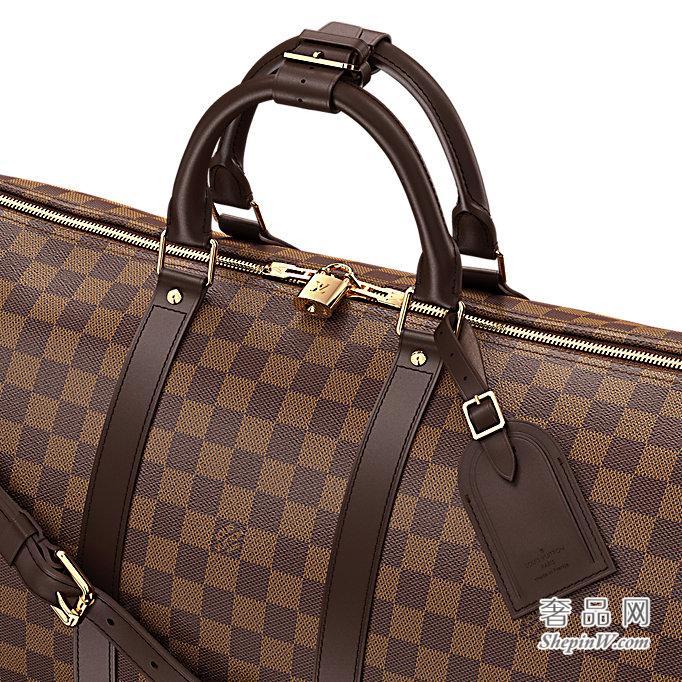 路易威登 KEEPALL 55 旅行袋（配肩带）N41414