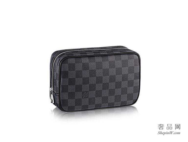 路易威登小号盥洗包Damier Graphite N47522