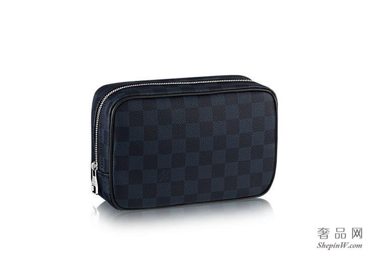 路易威登  小号盥洗包 Damier Cobalt N47524