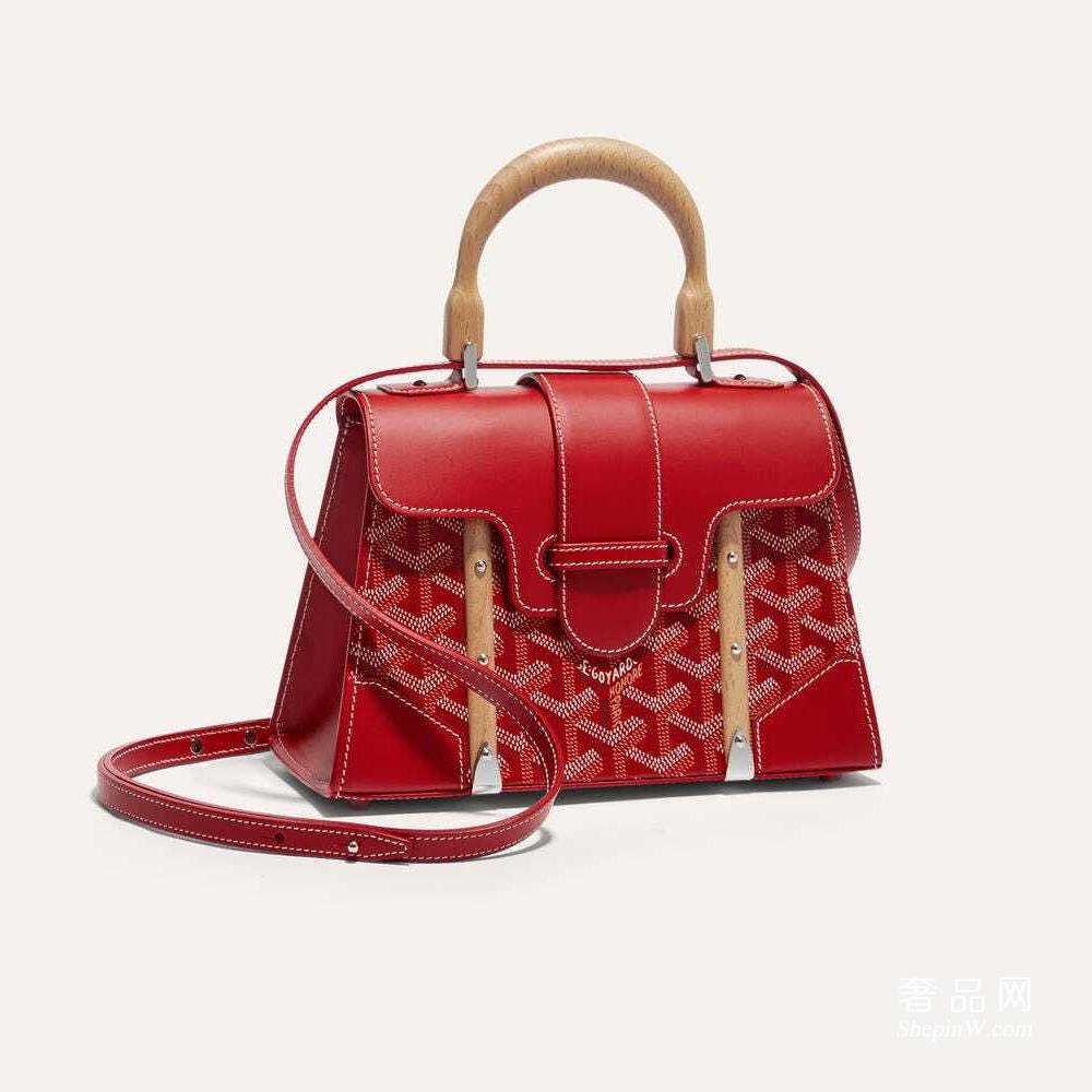 戈雅西贡包真假对比 goyard mini Saigon 戈雅西贡包 迷你红色