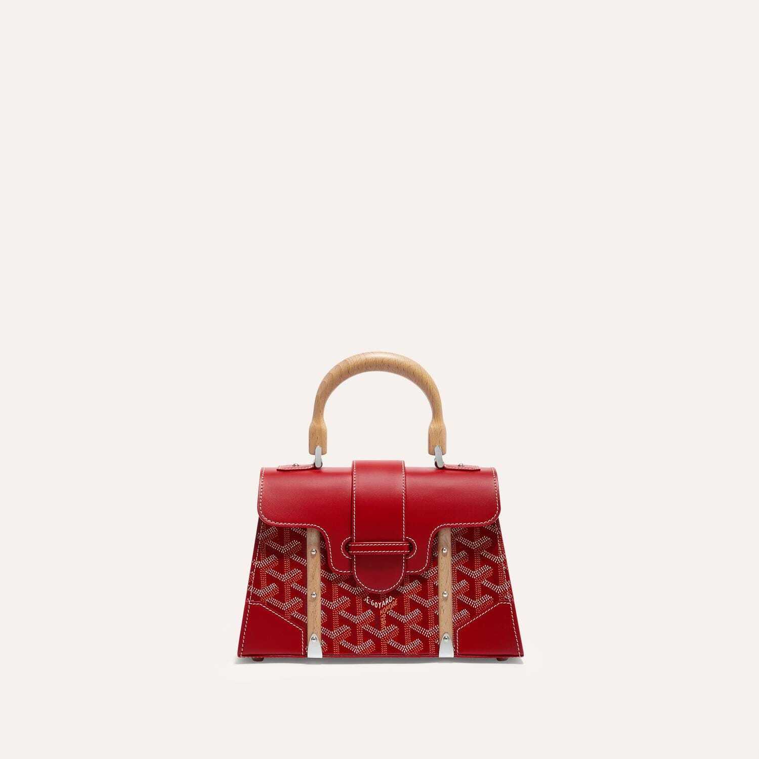 戈雅西贡包真假对比 goyard mini Saigon 戈雅西贡包 迷你红色