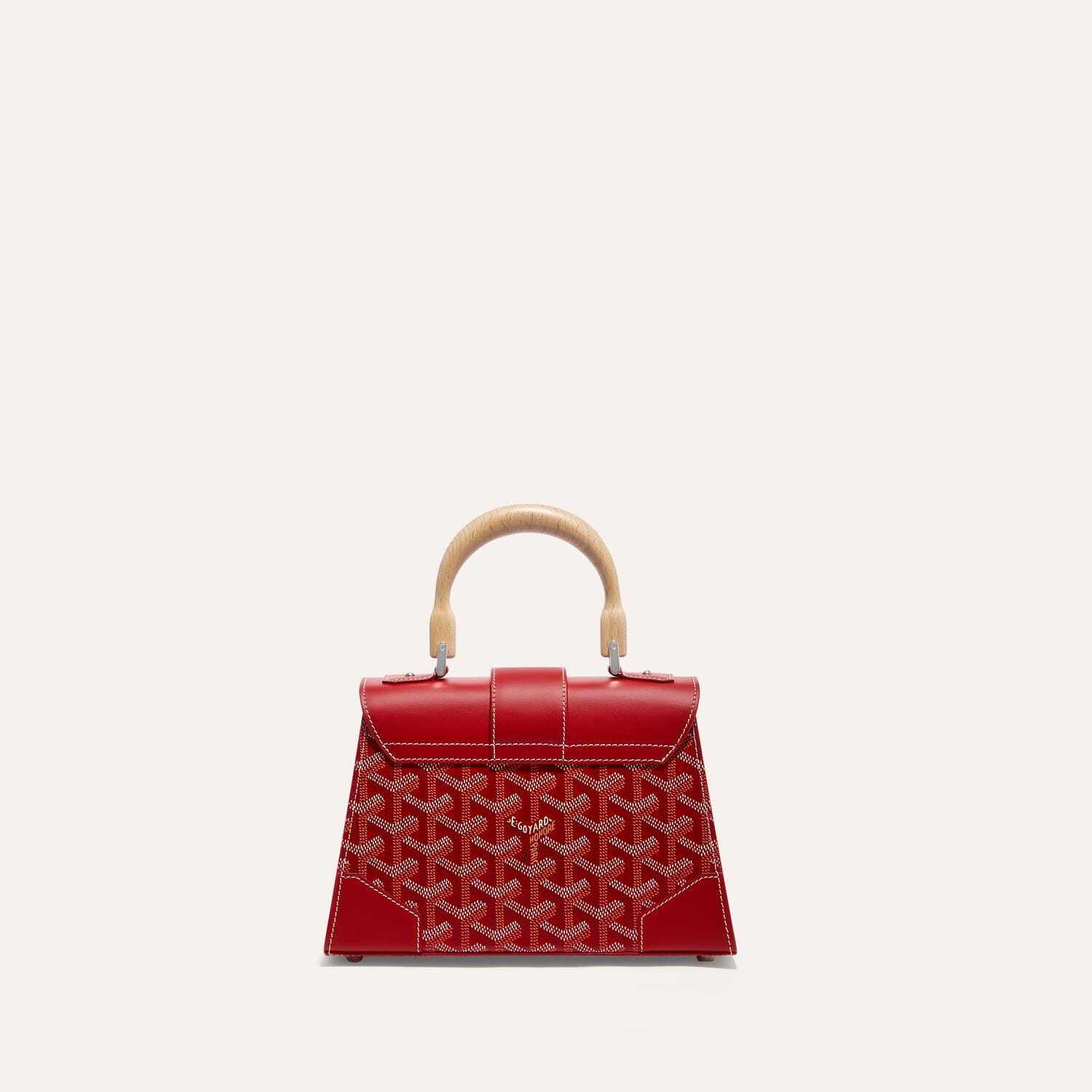 戈雅西贡包真假对比 goyard mini Saigon 戈雅西贡包 迷你红色