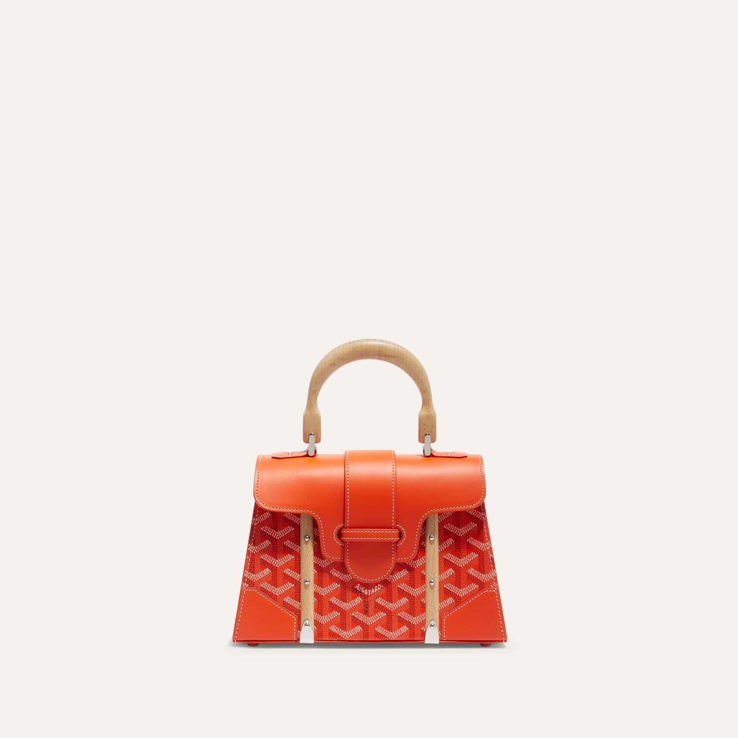 戈雅goyard官网旗舰店 goyard mini Saigon 戈雅西贡包迷你 橙色