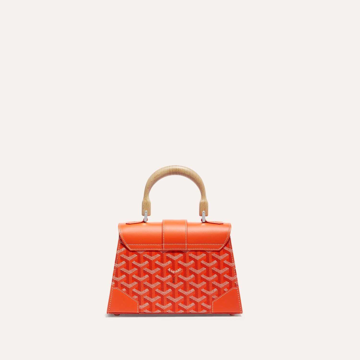 戈雅goyard官网旗舰店 goyard mini Saigon 戈雅西贡包迷你 橙色