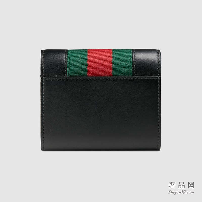 gucci Sylvie真皮皮夹 476081 CWLSG 1060