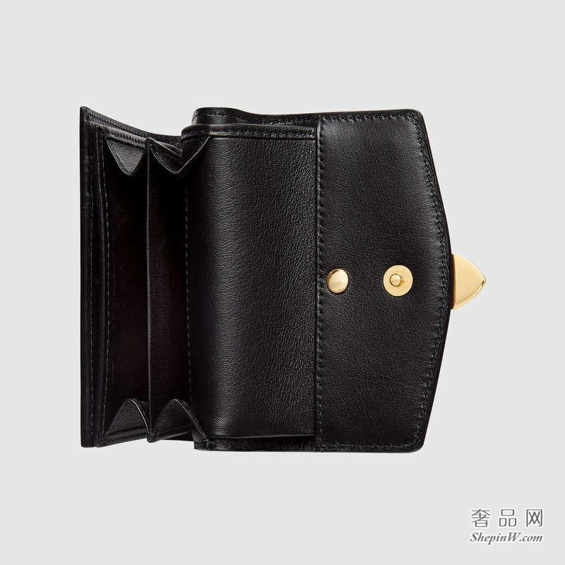 gucci Sylvie真皮皮夹 476081 CWLSG 1060