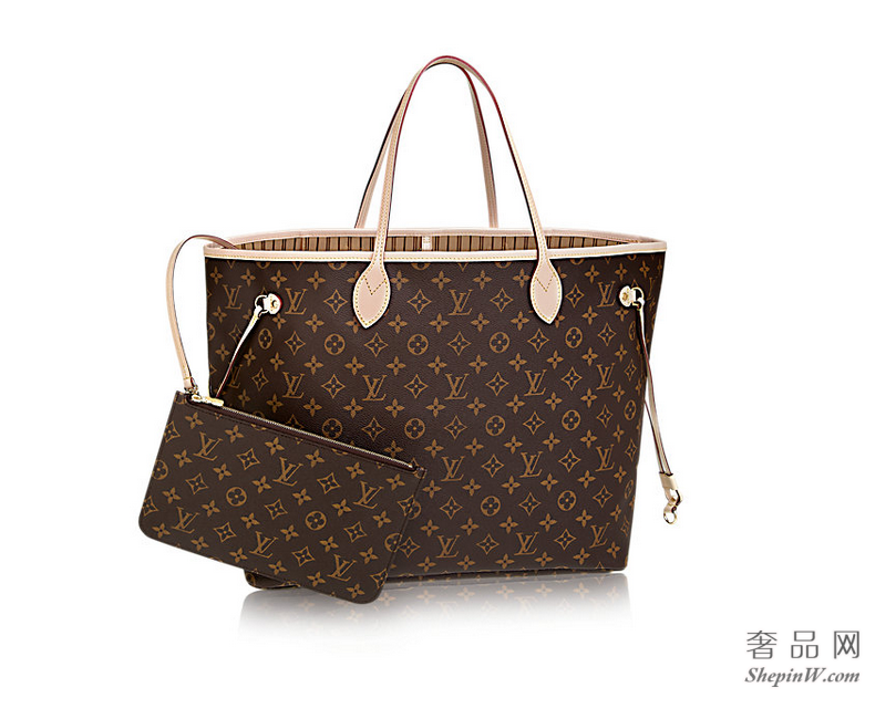 路易威登 Neverfull 大号手袋 M40990 米黄色