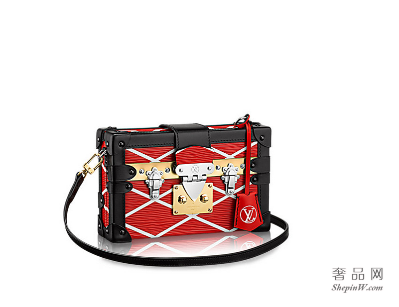 路易威登LOUIS VUITTON  Petite Malle Malletage 手袋 M50019 红色