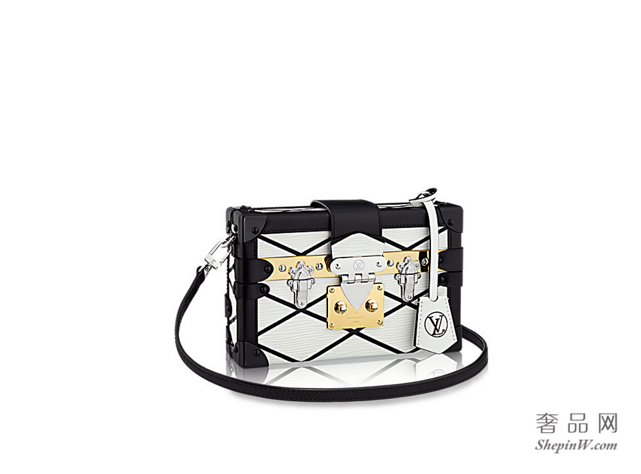 路易威登LOUIS VUITTON  Petite Malle Malletage 手袋 M50114白色