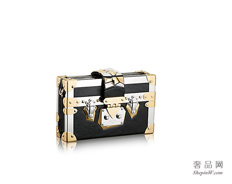 路易威登LOUIS VUITTON Petite Malle 手袋 M52076 Autres Cuirs