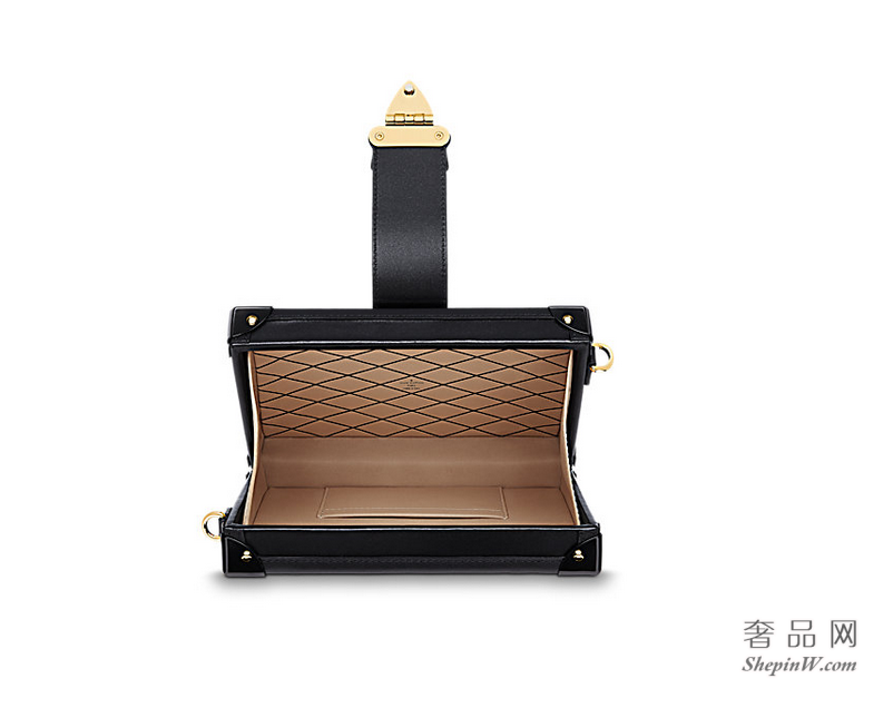 路易威登LOUIS VUITTON Petite Malle 手袋 M54039 亮片的缎面包身