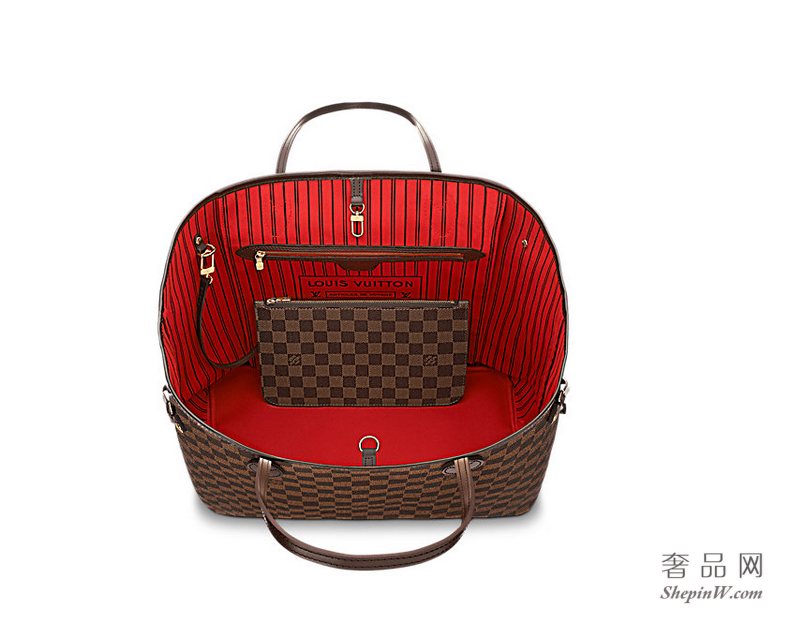 路易威登Damier Ebène 帆布 Neverfull 大号手袋 N41357