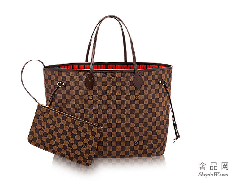 路易威登Damier Ebène 帆布 Neverfull 大号手袋 N41357