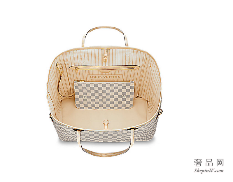 路易威登 Neverfull 大号手袋 N41360 米黄色