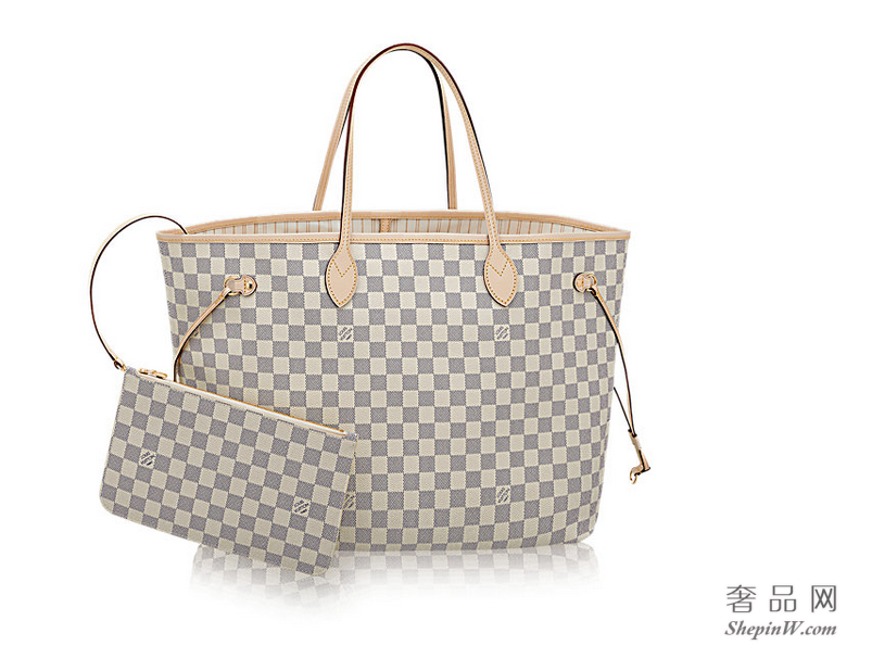 路易威登 Neverfull 大号手袋 N41360 米黄色