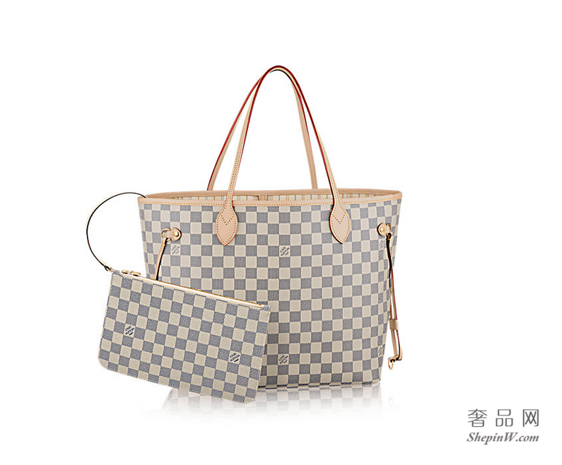 路易威登 Neverfull 中号手袋N41361 米黄色