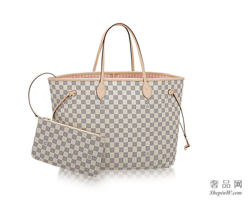 路易威登 Neverfull 大号手袋 N41604 芭蕾粉