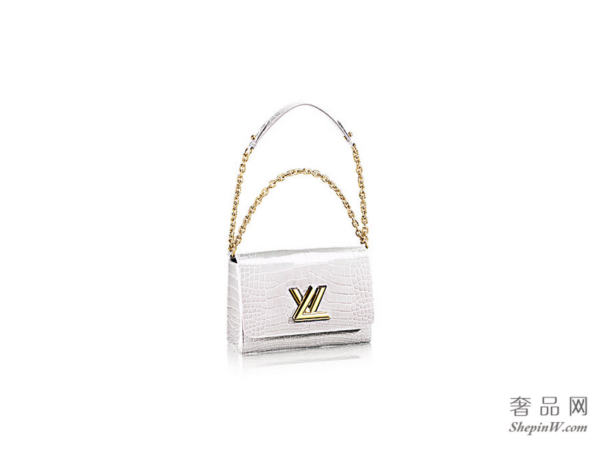 路易威登LOUIS VUITTON 短吻鳄鱼皮 Twist 小号手袋 N92257