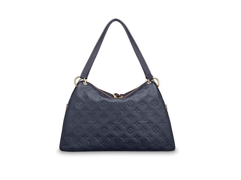 路易威登louis vuitton Ponthieu PM M43721深海蓝拼红色