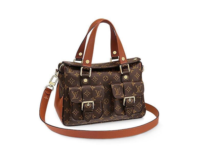 louis vuitton Manhattan 手袋 M43481 焦糖色