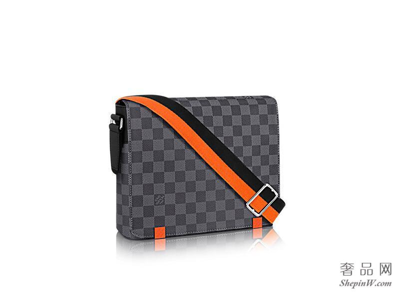 District 小号手袋 N42405 Damier Graphite