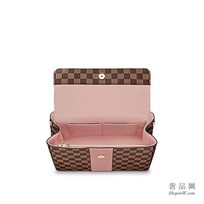 路易威登 LV 牛皮 Bond Street 手袋酒红色 N64416 木兰粉N64417